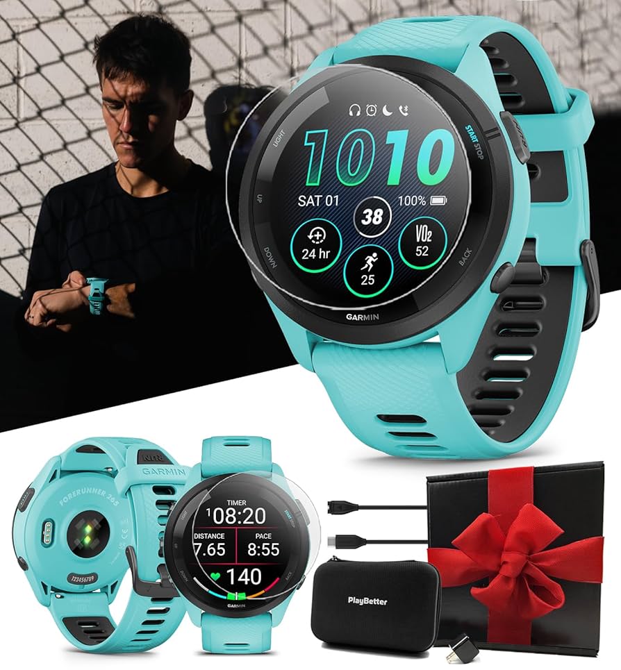 GARMIN FORERUNNER 265 GPSウォッチ Garmin Forerunner 265 GPS Running Watch | Marathon Sports